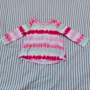 Softest Tee long sleeve Tie Dye tee 12M